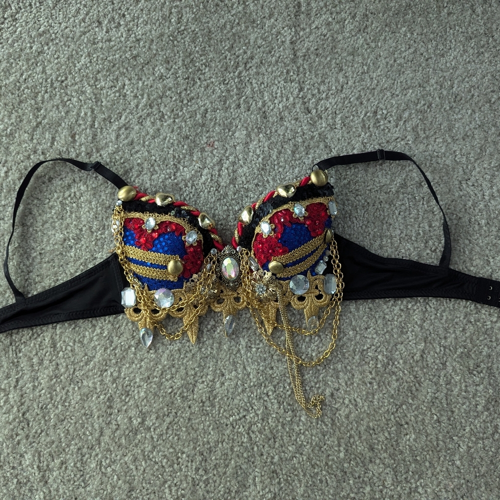 Carnival Theme Rave Bra